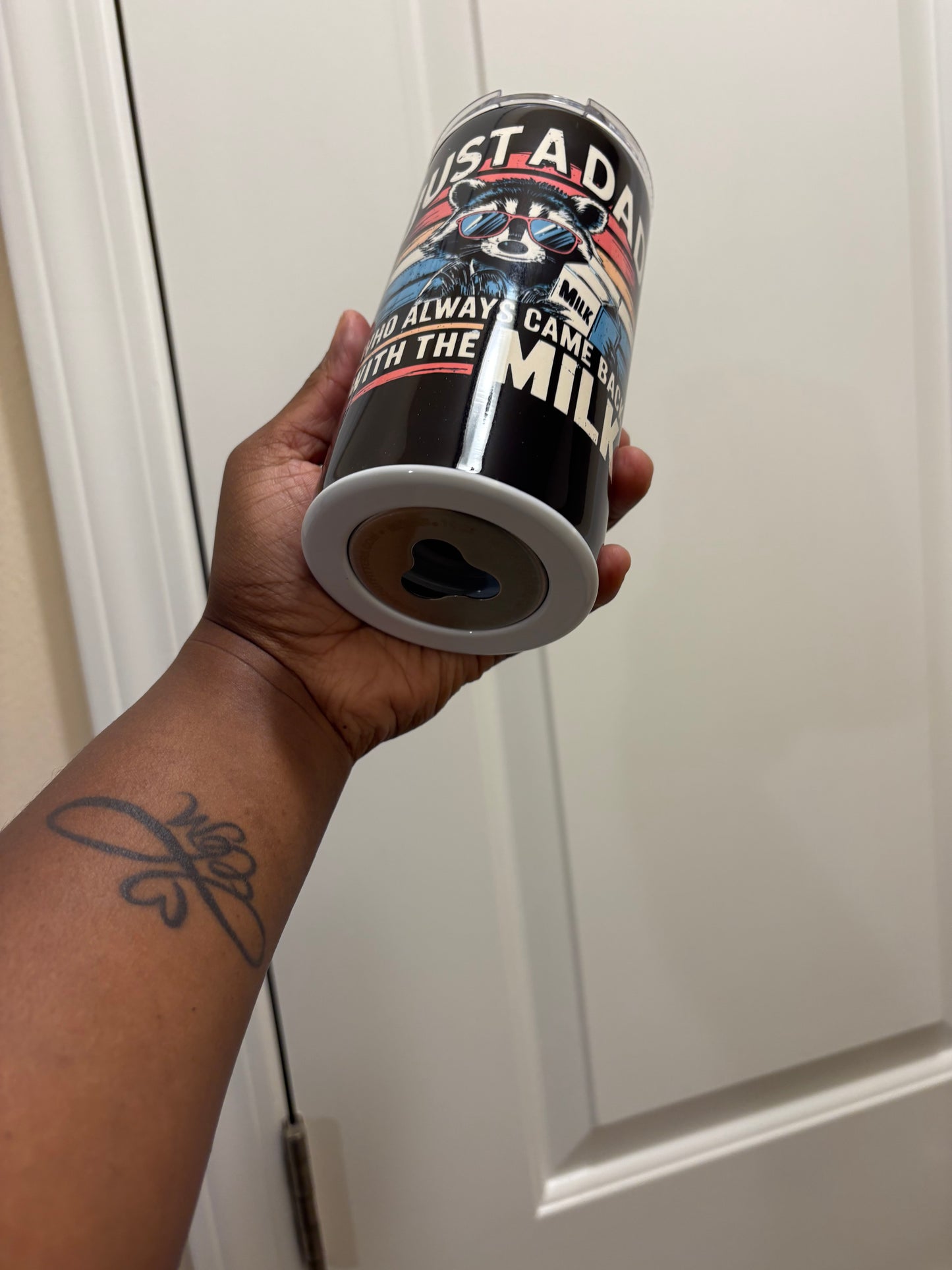 Just A Dad (Milk) 4 in 1 Tumbler