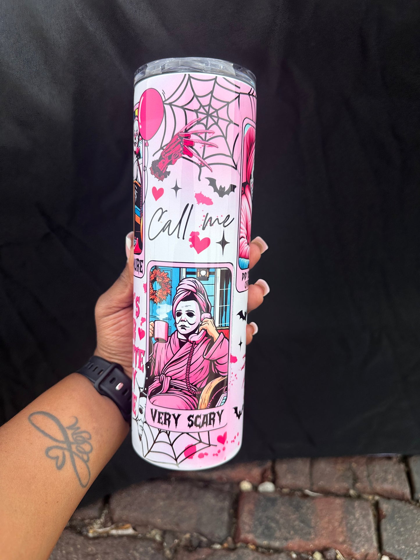 Very Scare, Mindful, Demure Halloween Tumbler