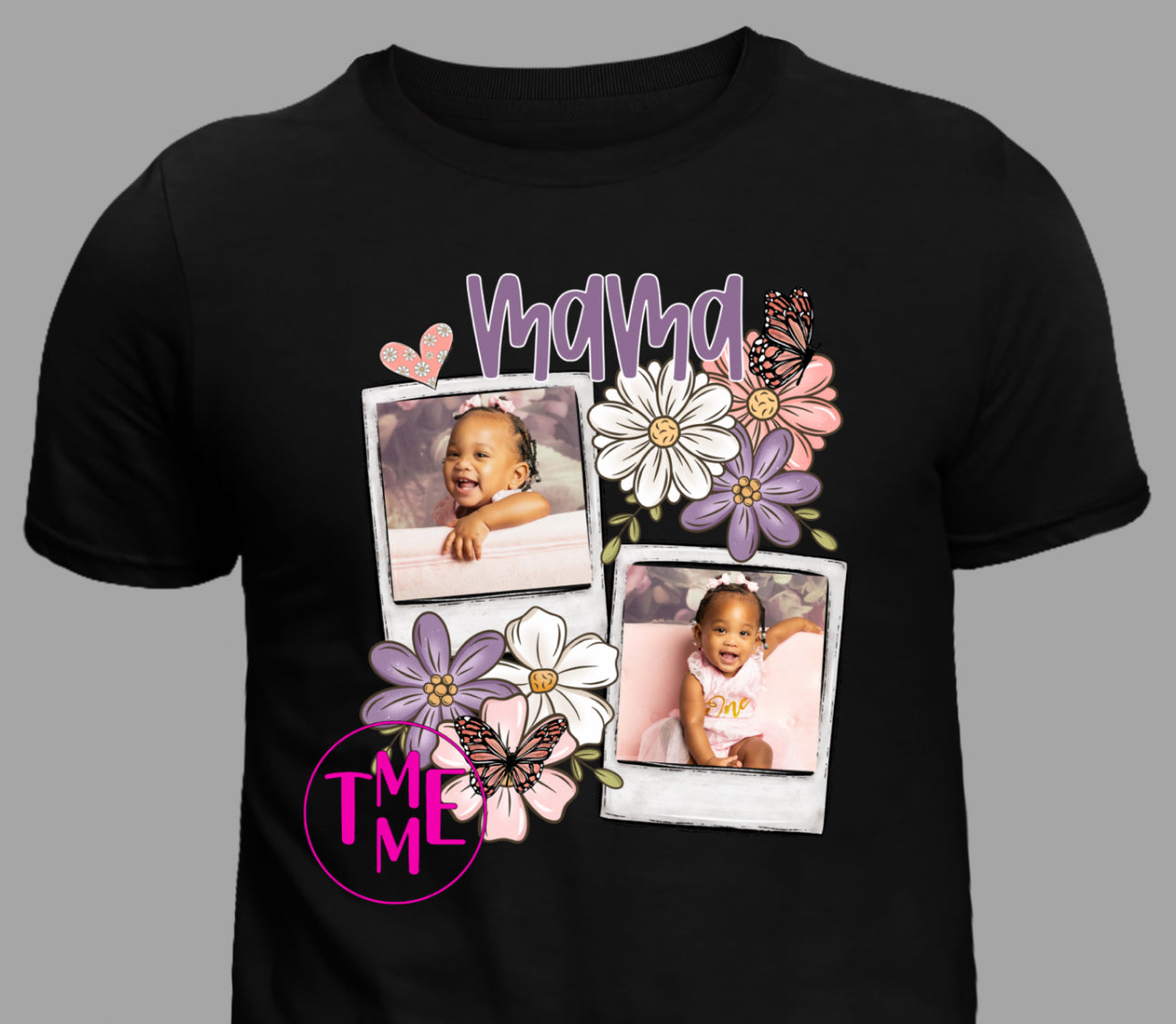 Mama Floral Tee w/Pictures