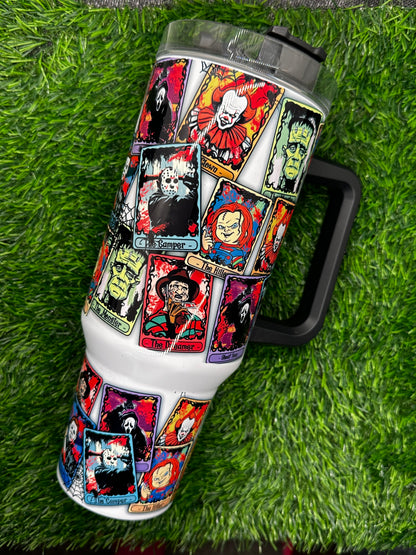 Halloween Faces Tumbler