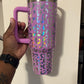 Holographic Leopard Tumbler