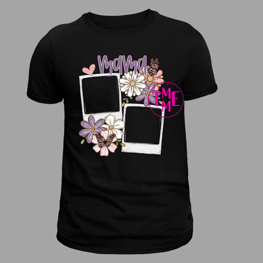 Mama Floral Tee w/Pictures
