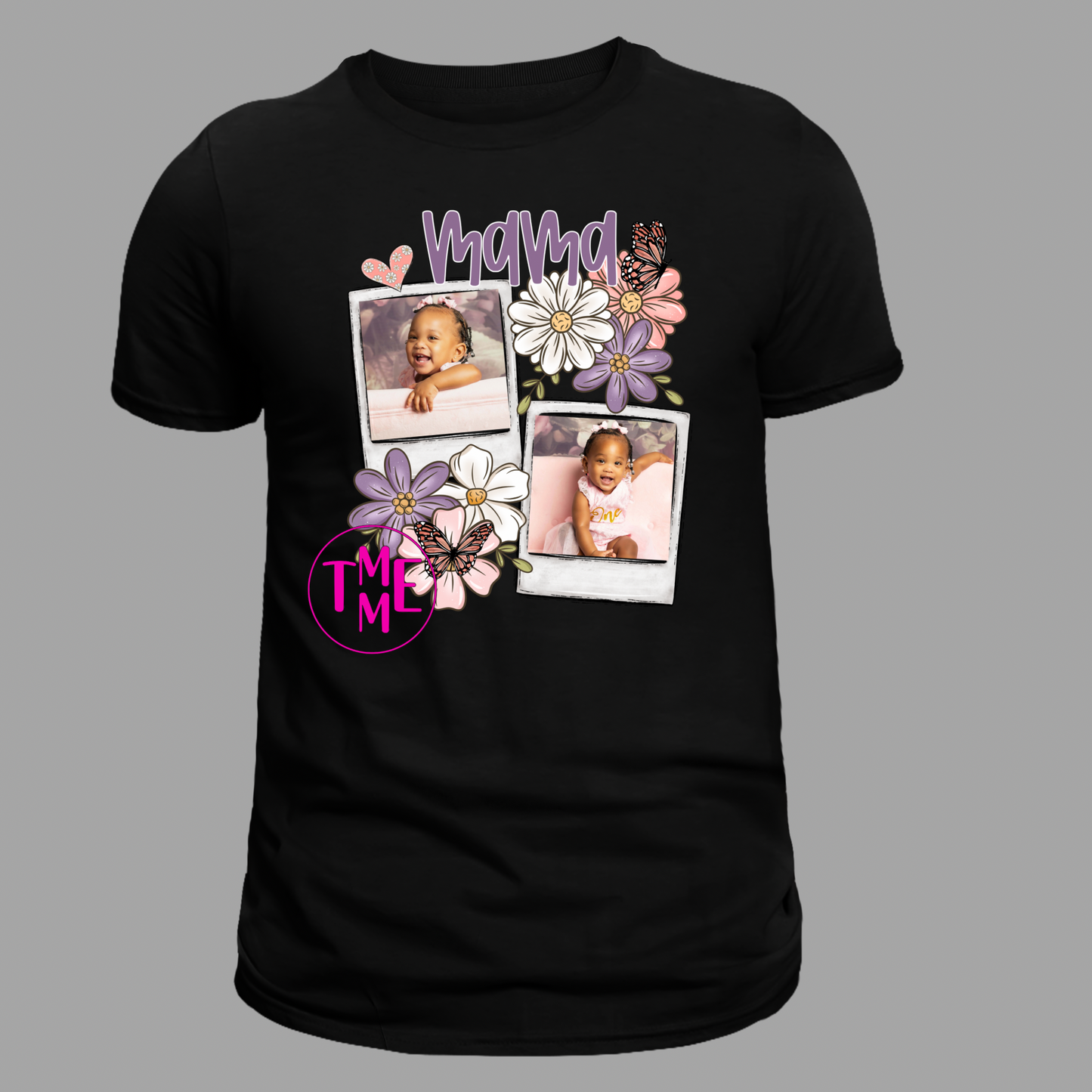 Mama Floral Tee w/Pictures