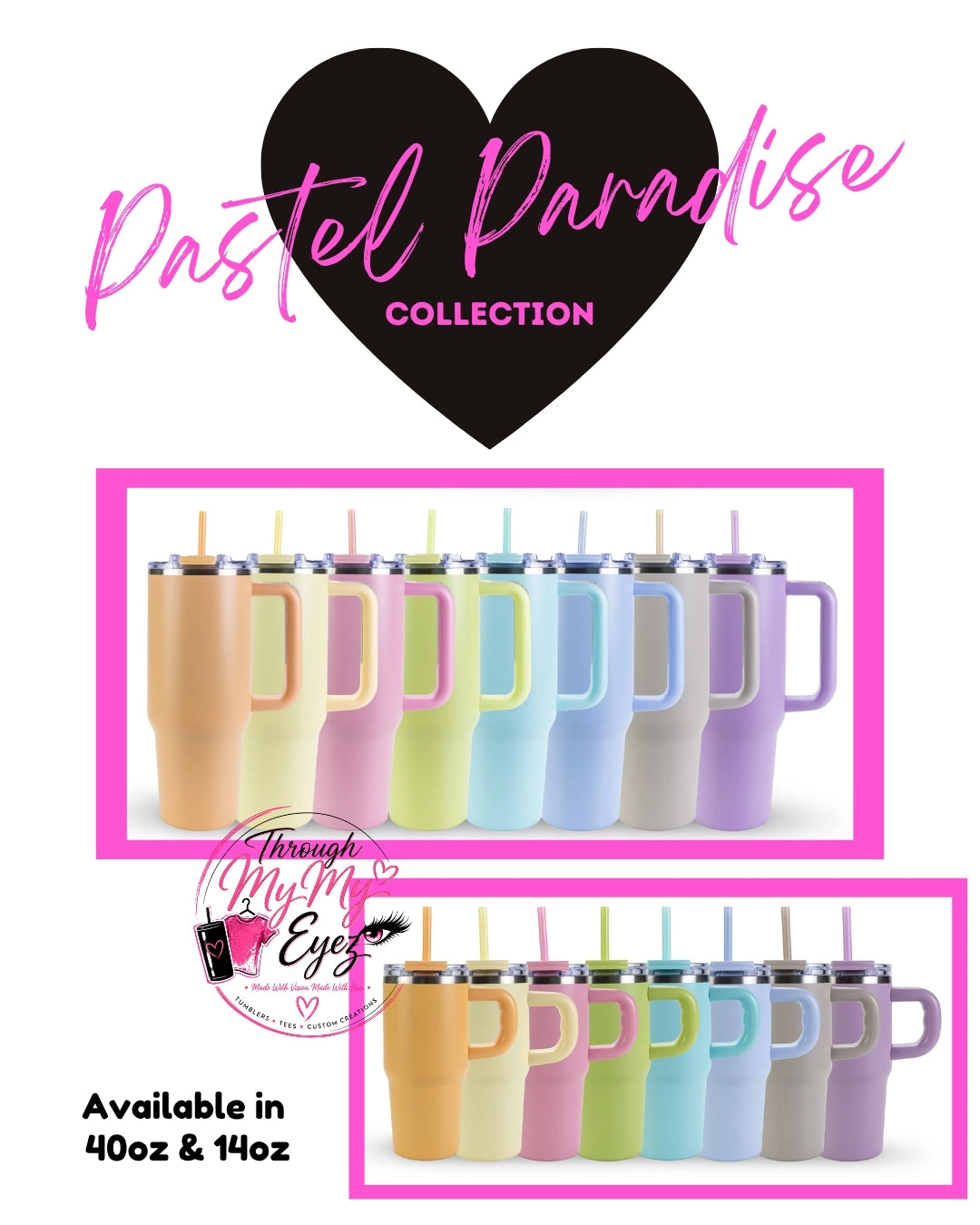 Pastel Paradise Tumblers