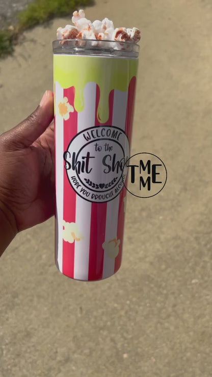 Welcome To The Show Popcorn Tumbler