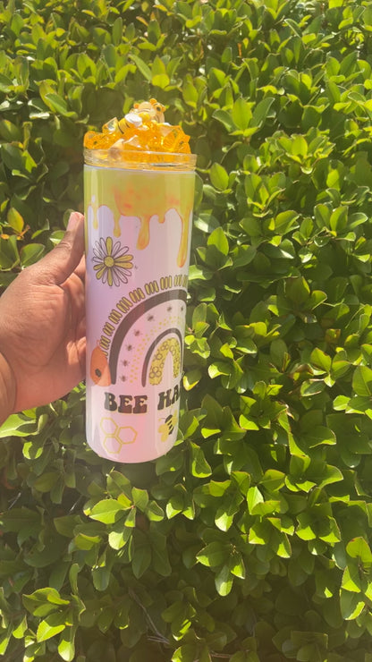 Bee Happy Tumbler