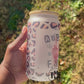 A B C D E F-You Glass Can Tumbler