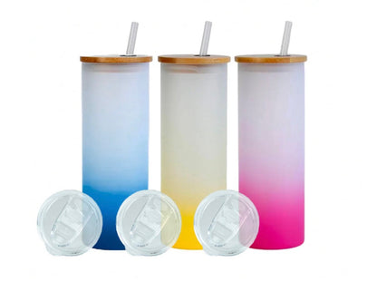 LOC Queen Gradient Glass Can Tumbler