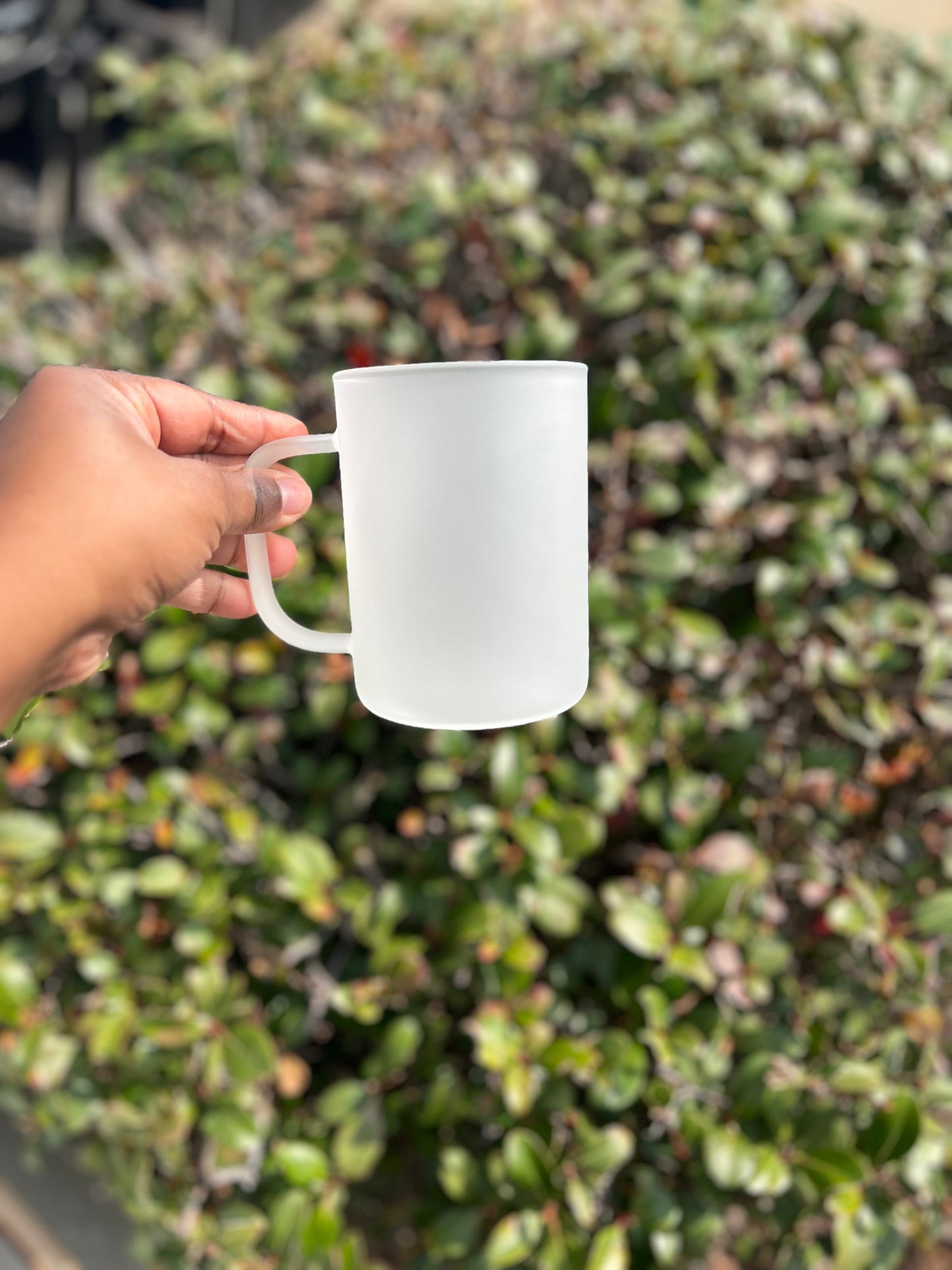 Custom 17oz Matte Glass Mug