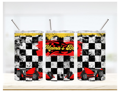Hot Mess Race Car Tumbler