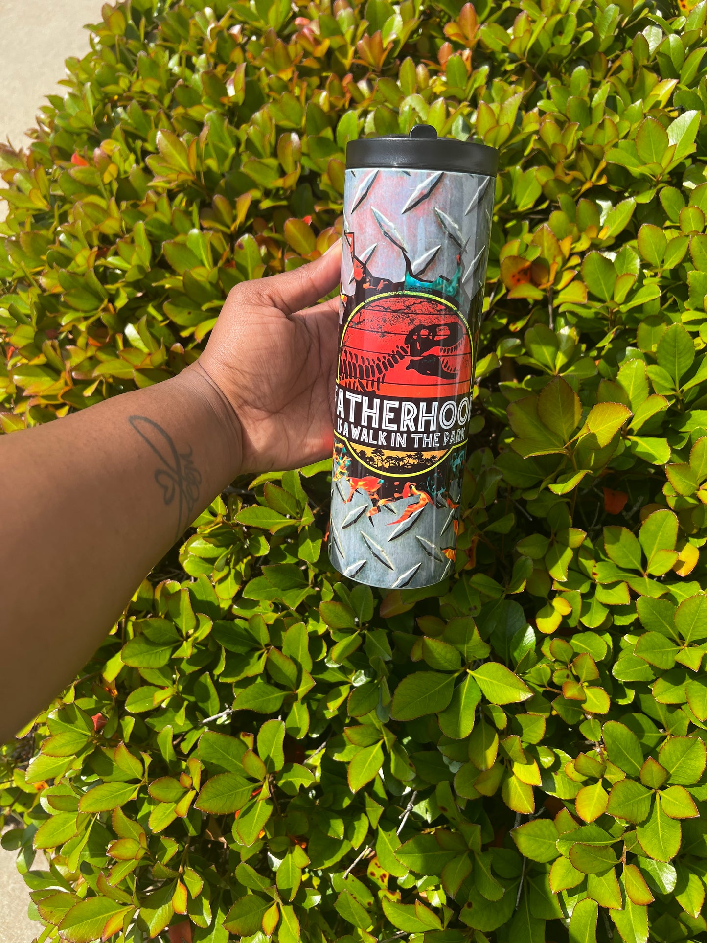 Fatherhood is a Walk In The Park Tumbler