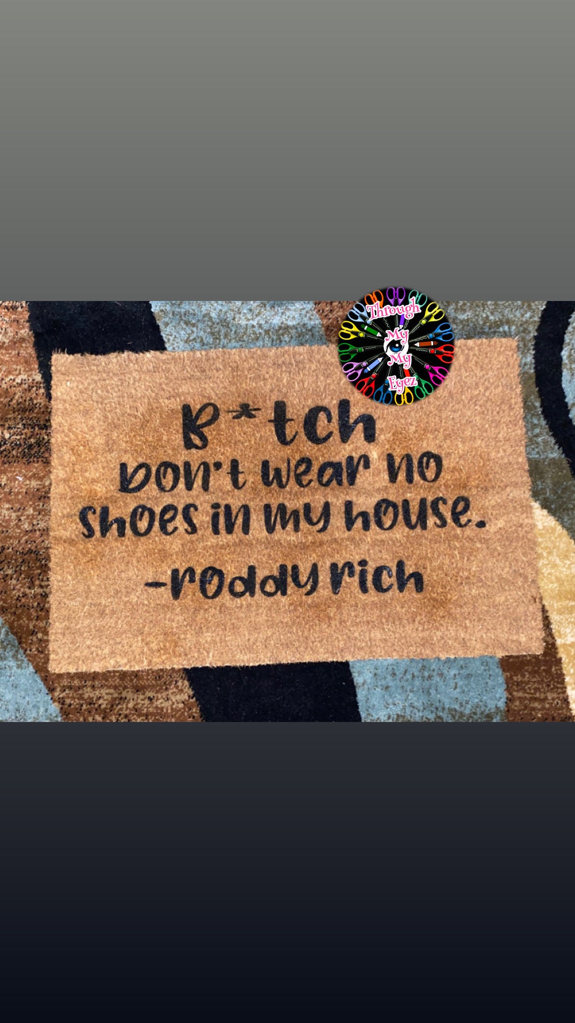 Roddy Rich Inspired Doormat