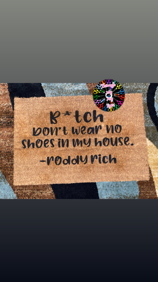 Roddy Rich Inspired Doormat