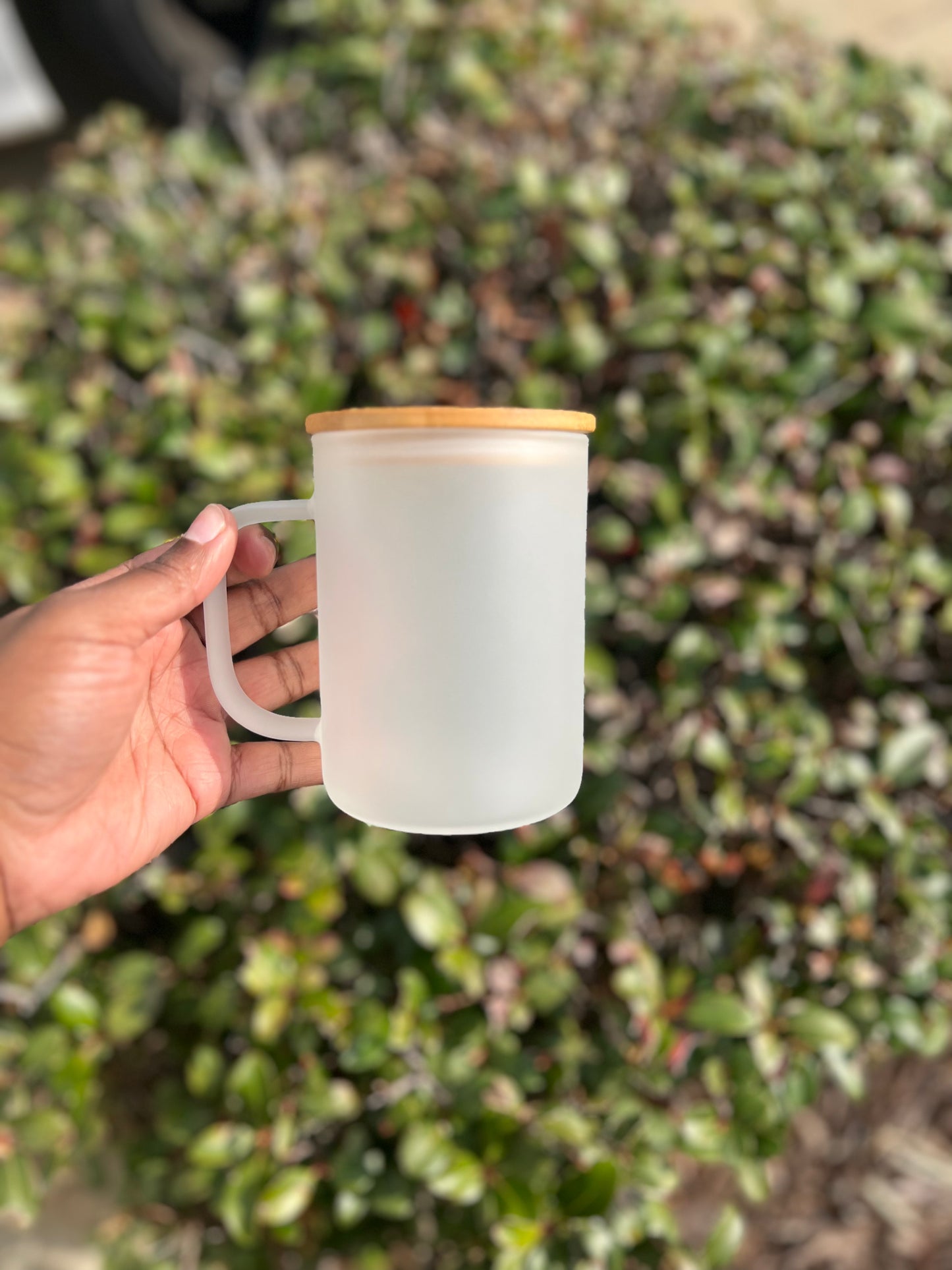 Custom 17oz Matte Glass Mug