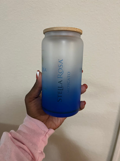 Stella Rosa Inspired Gradient Glass Tumbler