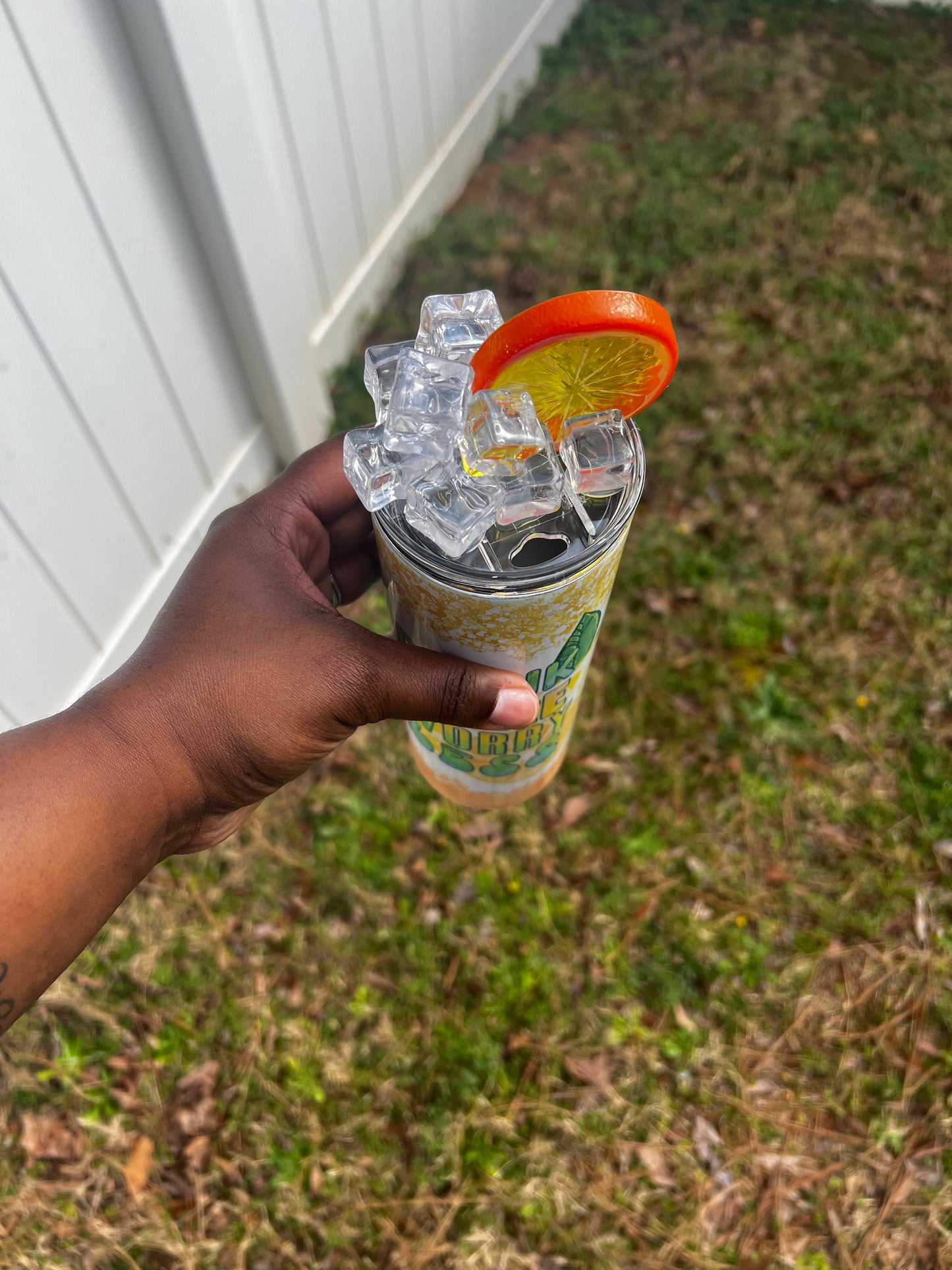 Drink More Worry Less Tumbler
