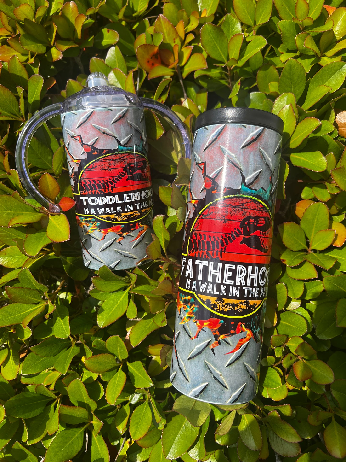 Fatherhood is a Walk In The Park Tumbler