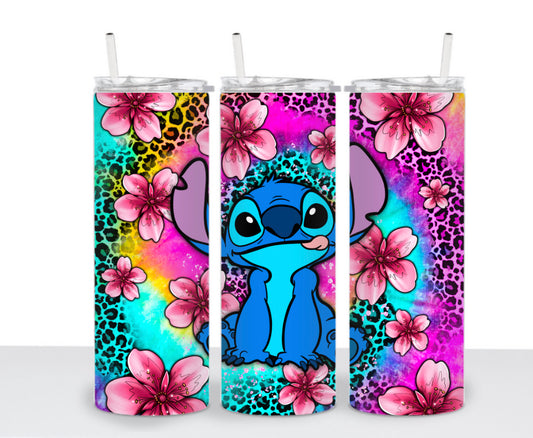 Leopard Flower Character Tumbler