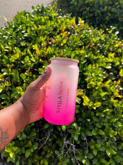Stella Rosa Inspired Gradient Glass Tumbler