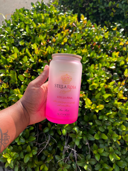 Stella Rosa Inspired Gradient Glass Tumbler