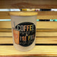 Coffee Owns Me Glass Can Tumbler