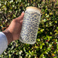 Pray Leopard Matte Glass Tumbler
