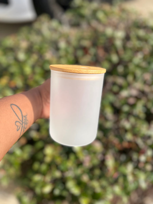 Custom 17oz Matte Glass Mug